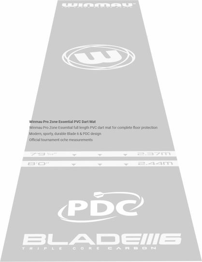 Winmau Pro Zone Essential Pvc Dart Mat