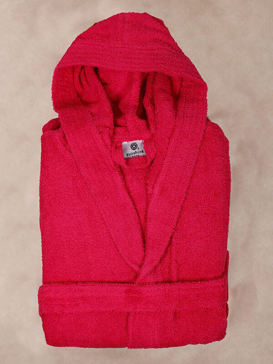 Sunshine Mini Hooded Bathrobe Fuxia