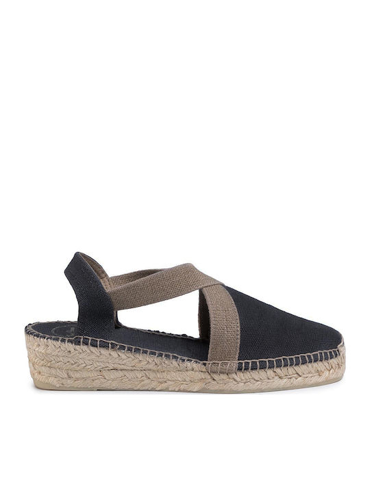 Verdi-v Damen Espadrilles in Schwarz Farbe