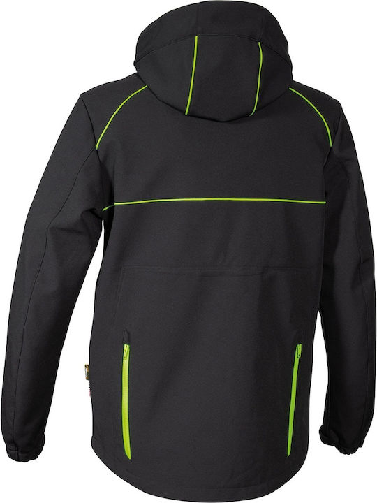 Κυνηγετικό Ελαστικό Softshell Jacket Cofra Klarbo Black Lime Κυνηγετικό Ελαστικό Softshell Jacket Cofra Klarbo Black Lime