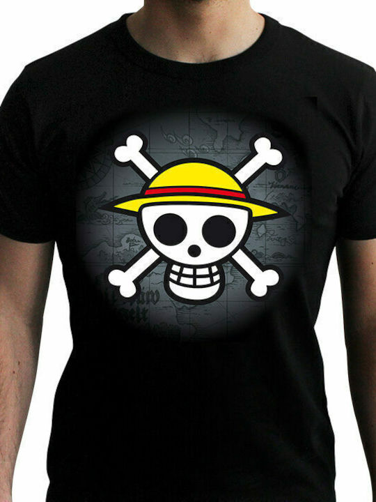 Abysse T-shirt Ein Stück Schwarz Baumwolle Abysse T-shirt Ein Stück Schwarz Baumwolle