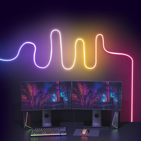 Trust Smart LED-Streifen Wi-Fi 5m Neon Flex mit Netzteil & Fernbedienung