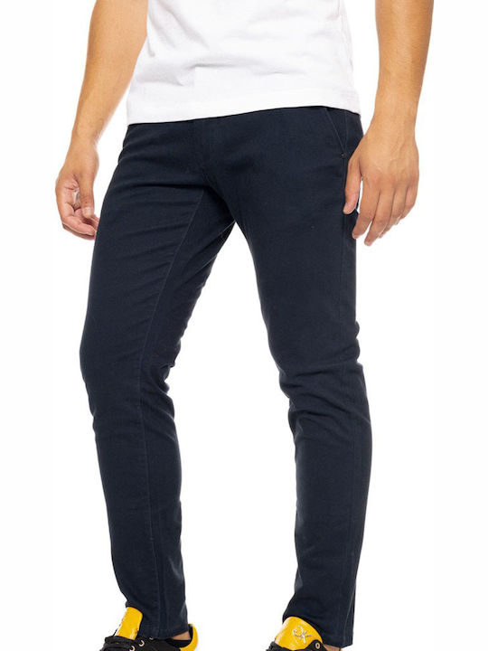 Παντελόνι Chino Ελαστικό Navy Μπλε
