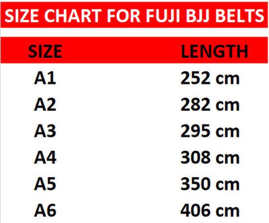 Fuji Ζώνη Jiu-Jitsu Blue