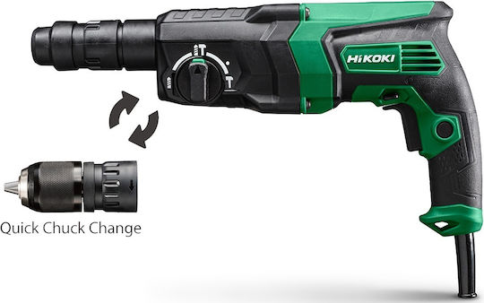 Hikoki Impact Demolition Hammer Electric 830W with Chuck SDS Plus DH26PMCW1Z