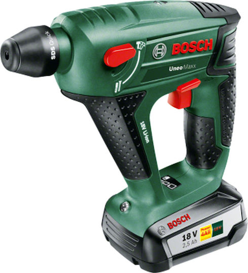 Bosch Impact Demolition Hammer Battery 18V 1x2.5Ah with Chuck SDS Quick 060395230F