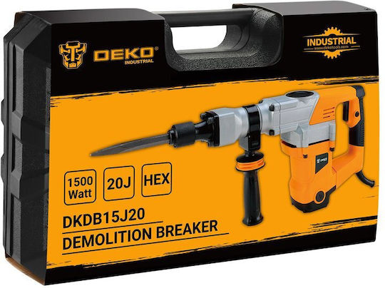 Deko Impact Demolitionist Electric 1500W with Chuck HEX DKDB15J20