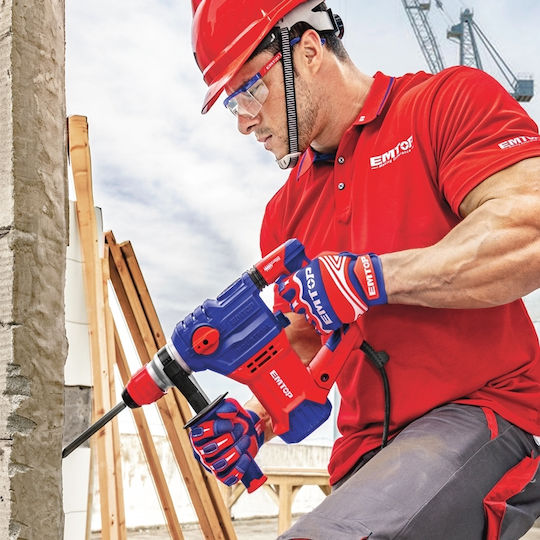 Emtop Impact Demolition Hammer Electric 1500W with Chuck SDS Plus ERHRP1502