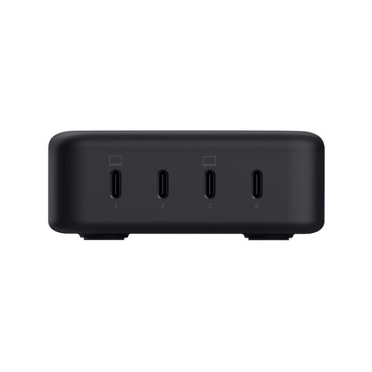 Trust Charging Stand GaN with 4 USB-C Ports 240W Power Delivery in Black color (Maxo)
