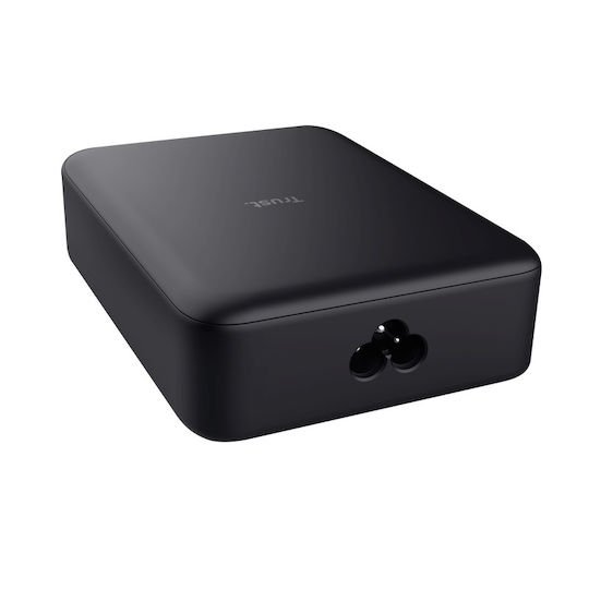 Trust Charging Stand GaN with 4 USB-C Ports 240W Power Delivery in Black color (Maxo)