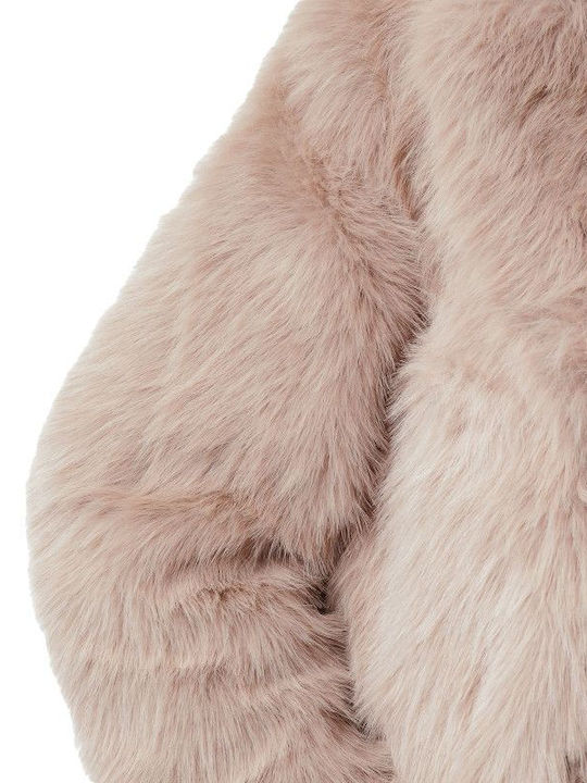 Women's Short Fur Beige