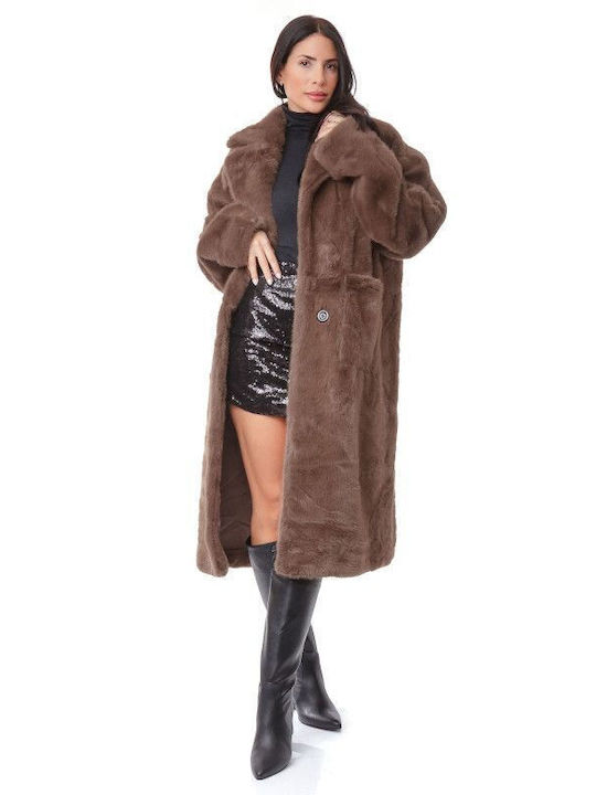 Women's Short Fur Brown