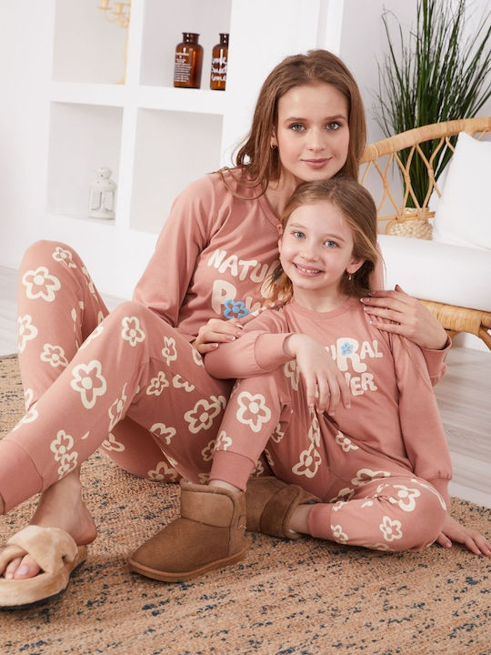 Roly Poly Winter Damen Pyjama-Set Open Café