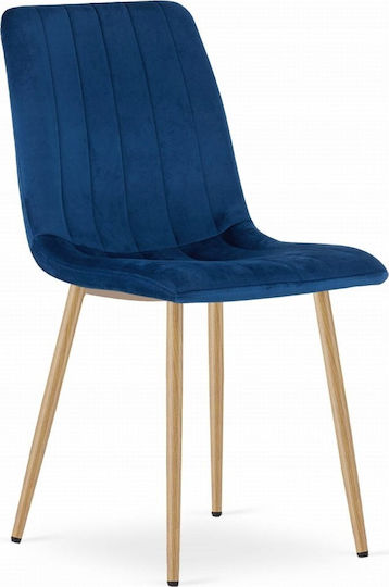 Chairs Dining Room Lava 60x50x50cm 2pcs Blue Navy