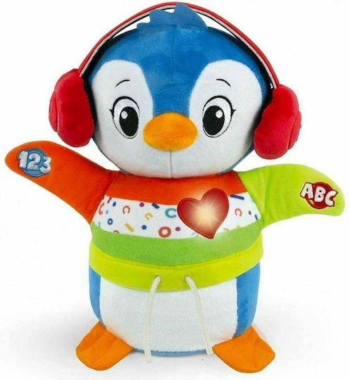 Baby Clementoni Animal Dancing Penguin made of Fabric with Sounds for 12++ Months