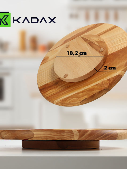 Kadax Πλατώ Σερβιρίσματος Περιστρεφόμενο Ξύλινο