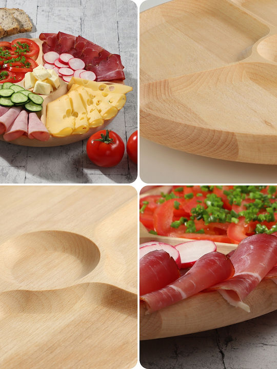 Kadax Wooden Serving Platter Rotating