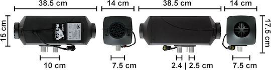 Wertberg Wb 6.28 Portable Heater 12 V Harder Hd0080-1