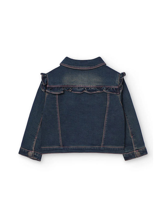 Boboli Kids Denim Jacket Dirty Washed