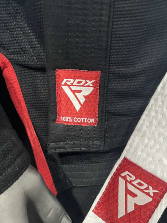 RDX Ανδρική Στολή Brazilian Jiu Jitsu Μαύρη
