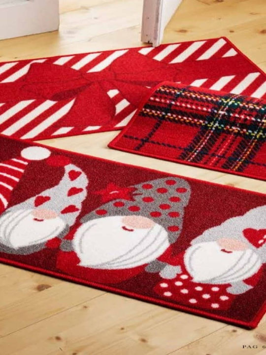 Amo La Casa Entrance Mat Anti-slip Bow Red 40x70cm