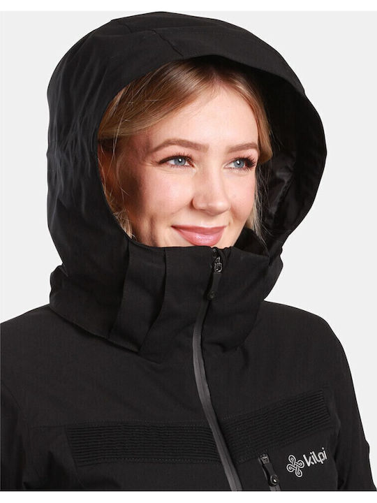Kilpi WL0106KI-BLK Γυναικείο Μπουφάν για Σκι & Snowboard Μαύρο