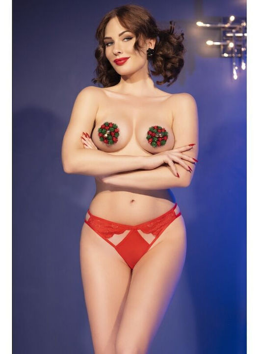 Chilirose Nipple Covers Κόκκινα