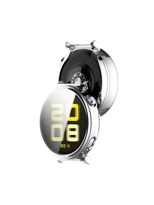 Best Accessories 2 In 1 Protective Case Silver Huawei Watch Gt5 41mm