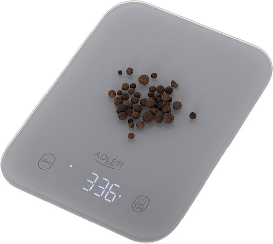 Adler Digital Kitchen Scale Up To 3.181kg Gray