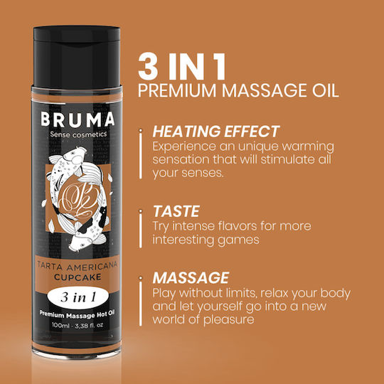 Bruma Premium Massage Hot Oil Ulei de Masaj 100ml