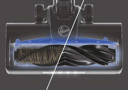 Hoover Hf1p10hx Επαναφορτιζόμενη Σκούπα 2 σε 1 Stick & Χειρός 14.4V Φουξ/Μαύρη