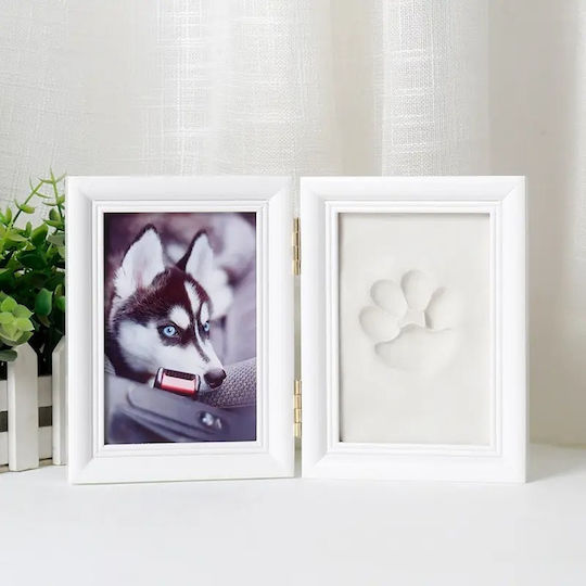 Wooden Photo Frame with White Frame