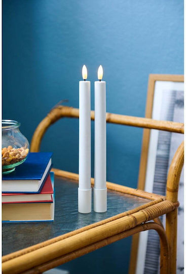 Sirius Decorative Lamp Wax Polish White 2pcs