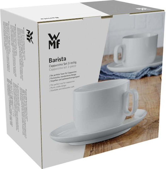 WMF Σετ Φλιτζάνια Cappuccino από Πορσελάνη Λευκά 160ml 2τμχ 4000530735027