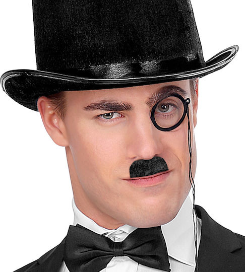 Schnurrbart / Bart für Karneval in Schwarz Farbe 1Stück
