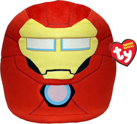 TY Jucărie De Plus Squishy Beanies Iron Man Pentru 3+ Ani 38 Cm