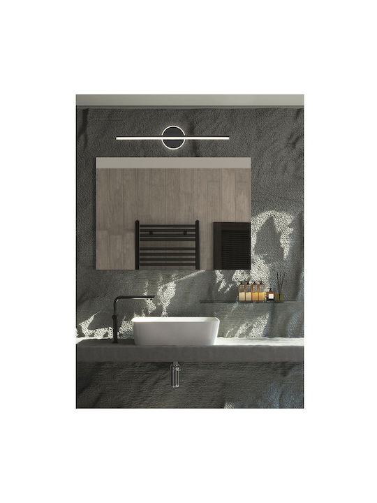 Viokef Camelia Modern Lamp Bathroom with Integrated LED and Warm White Light Black 60.8x6.5cm