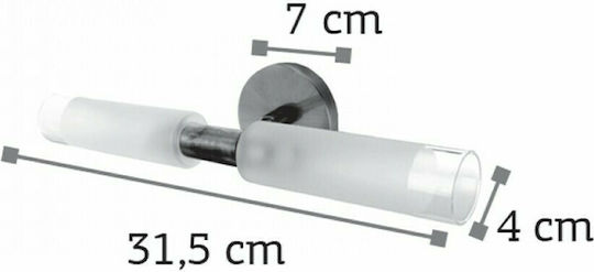 Inlight Oxidant Modern Lumină de Perete cu Soclu G9 Oxizi 31.5cm