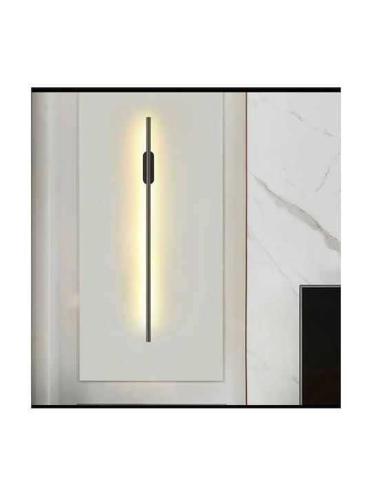 Home Lighting Lamp Wall LED Black 80x6cm