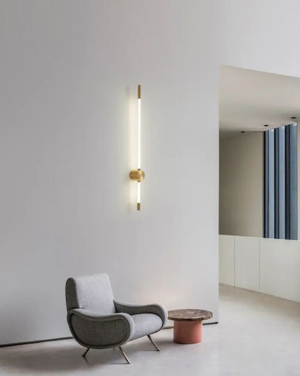 Home Lighting Lumină De perete LED Auriu 62x8x8cm Home Lighting Lumină De perete LED Auriu 62x8x8cm