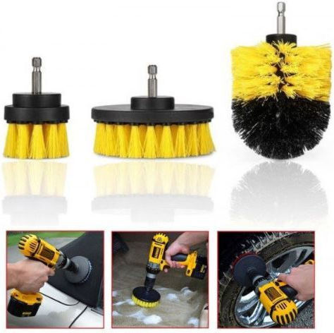 Tactix 447303 Четка За винтоверт 84mm Сет 3бр