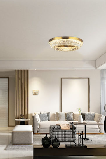 Zambelis Lights Modern Wall Lamp with G9 Lamp Bulb Base Gold 20x12x12cm