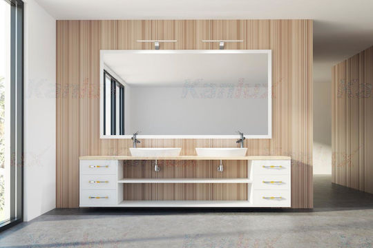 Kanlux Modern Lamp Bathroom with Integrated LED and Natural White Light Black 40cm
