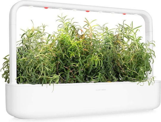 Click and Grow The Smart Garden 9 Self-watering Planter Box Plastic White 60.4x18.4x39.6cm.