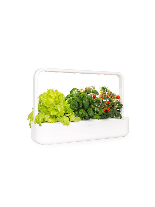 Click and Grow The Smart Garden 9 Self-watering Planter Box Plastic White 60.4x18.4x39.6cm.