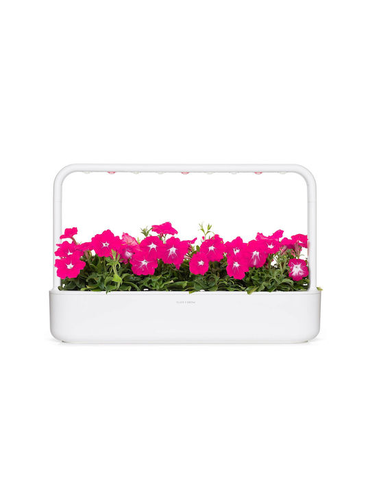 Click and Grow The Smart Garden 9 Self-watering Planter Box Plastic White 60.4x18.4x39.6cm.