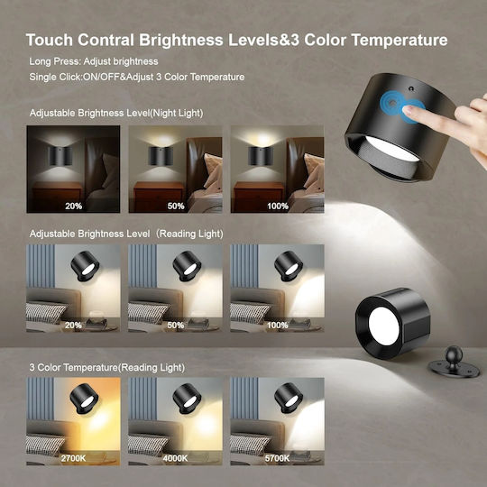 Oasis Rechargeable LED Emergency Light Projector with Battery Powered and Remote Control 1pcs