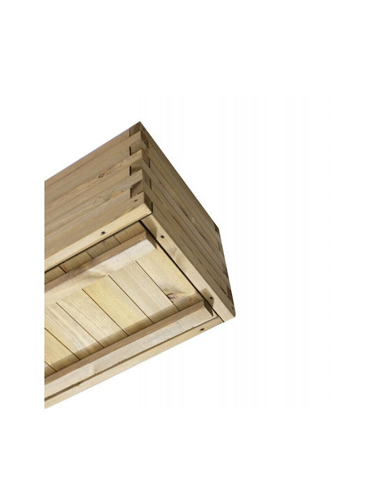 Showood Planter Box Wooden Brown 70x30x28cm.