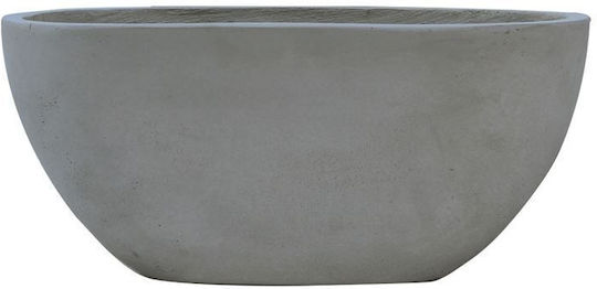 Woodwell Pot Concrete Cement Grey 76x34x32cm.