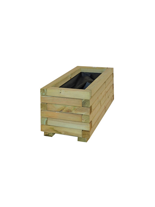 Showood Planter Box Wooden Brown 70x30x28cm.